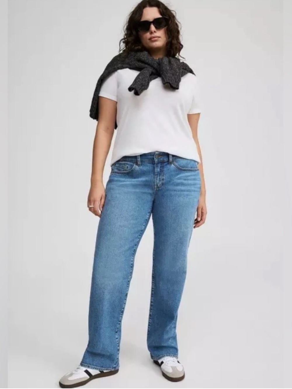 Torrid Low Rise Baggy Straight Classic Denim Sz 16S